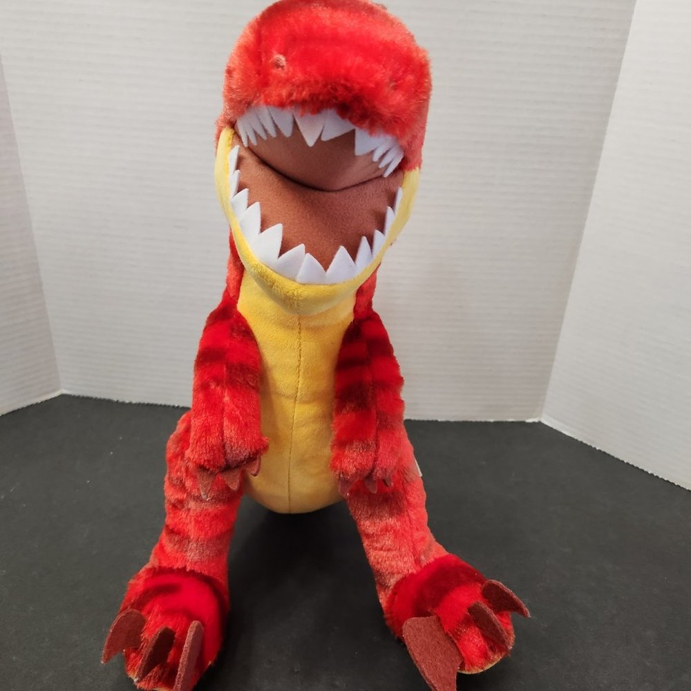 Build-A-Bear Plush Red/Gold Raptor 17" - Picture 2 of 5